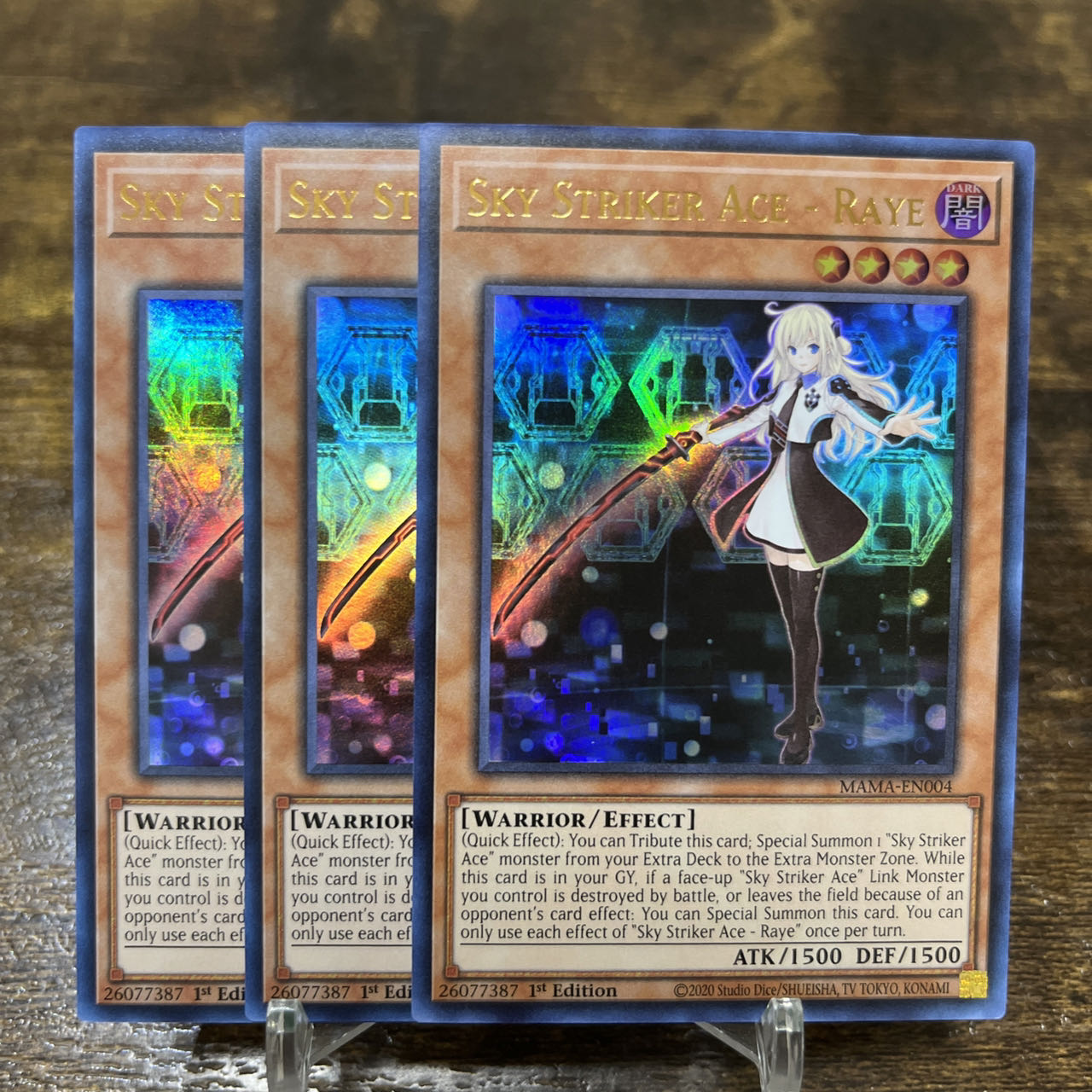 Yu-Gi-Oh [English] Sky Striker Ace - Raye Ur 3-card set