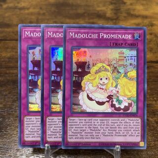 Yu-Gi-Oh [English Version] Madolche Promenade Super Set of 3