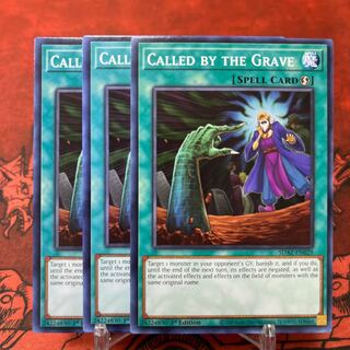 Yu-Gi-Oh [English] Called by the Grave 3-card set