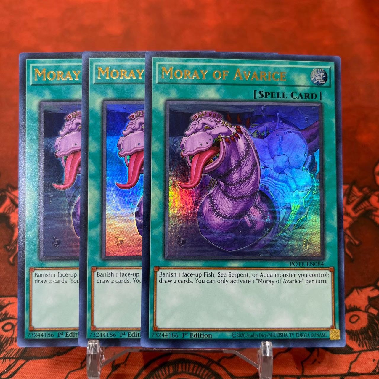 Yu-Gi-Oh [English Version] Moray of Avarice Ur 3-card set 3枚