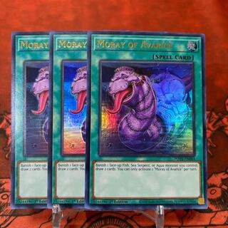 Yu-Gi-Oh [English Version] Moray of Avarice Ur 3-card set 3枚