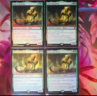 FOIL questing beast ELD 英セット 探索する獣