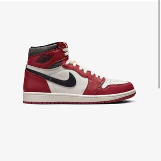 ナイキ エアジョーダン1 ハイ OG "ロスト&ファウンド/シカゴ" バーシティレッド/ブラック/セイル/ムスリン DZ5485-612 27.5cm