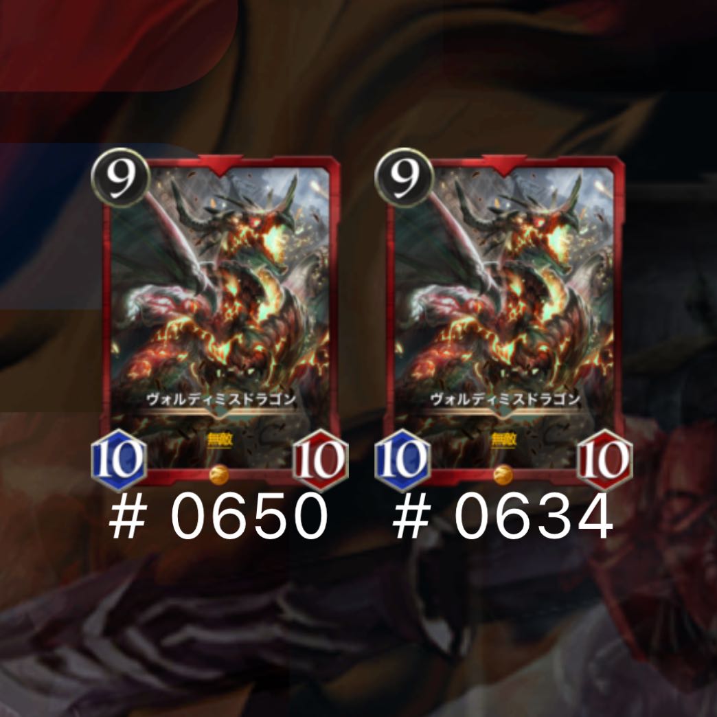 2枚　ヴォルディミスドラゴン