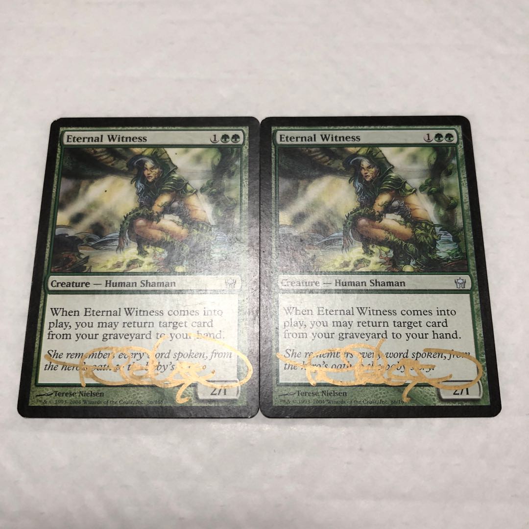 しなとら様専用 永遠の証人2枚+ ラノワールの荒原4枚 サインド