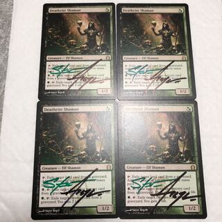 死儀礼のシャーマン/Deathrite Shaman サインド 4枚