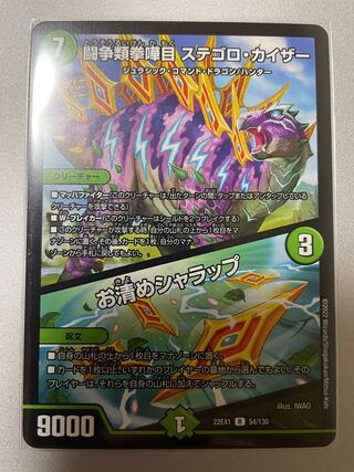 闘争類拳嘩目 ステゴロ・カイザー｜お清めシャラップ R 54/130