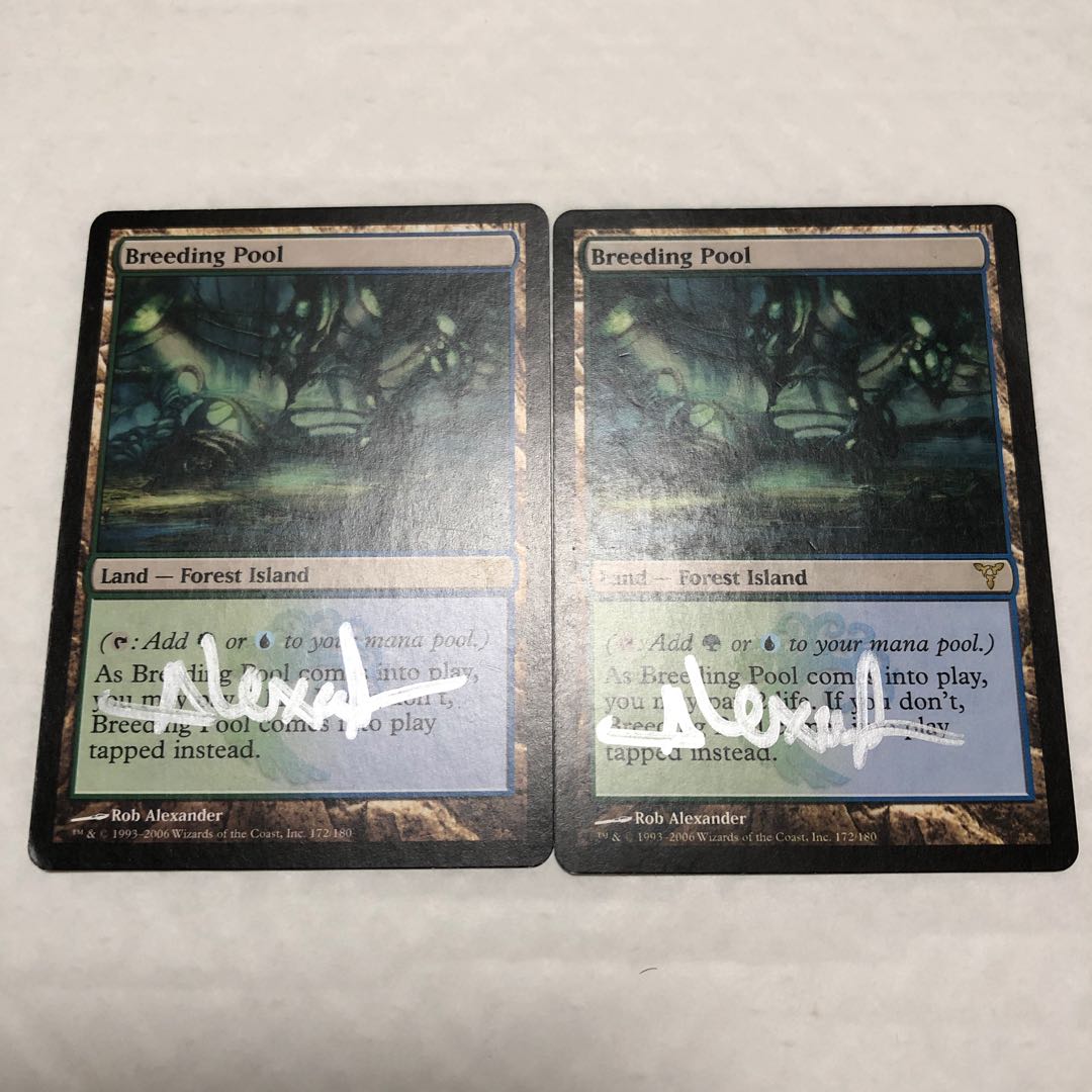 繁殖池/Breeding Pool サインド 2枚