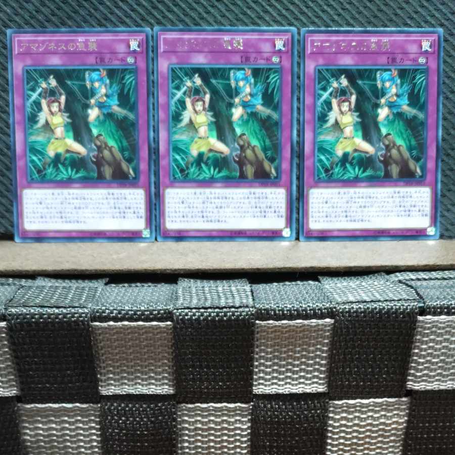 Popotan] Yu-Gi-Oh #245 Amazoness Onslaught Character Rare 3 copies