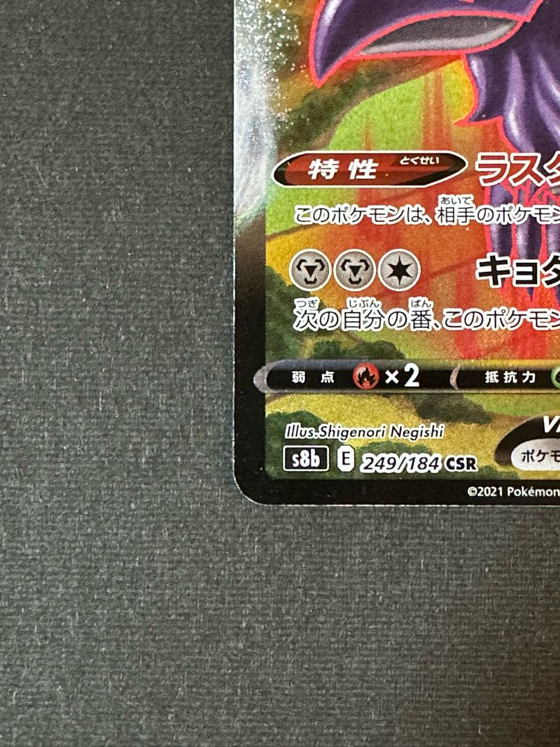 CorviknightVMAX CSR 249/184