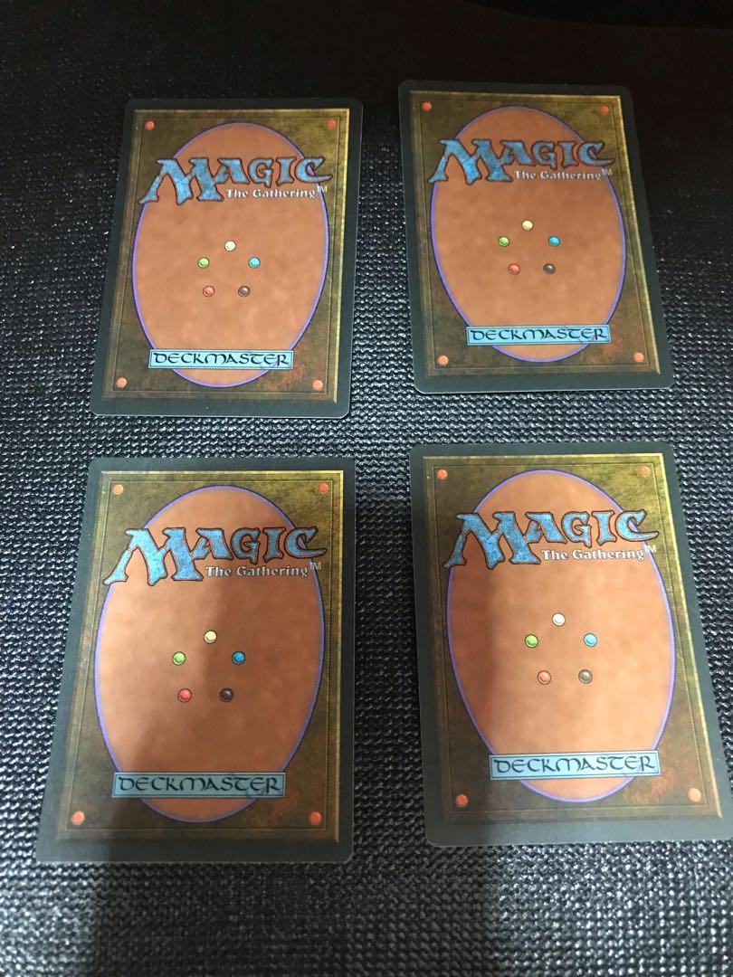 Llanowar Elves Common 175/249 English White Frame Set of 4