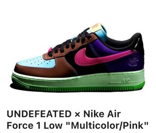 アンディフィーテッド × ナイキ エアフォース1 ロー "ピンクプライム" マルチカラー/ピンク DV5255-200 25.5cm