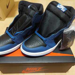 NIKE AIR Jordan 1 RETRO High OG DK MARINA BLUE 24cm