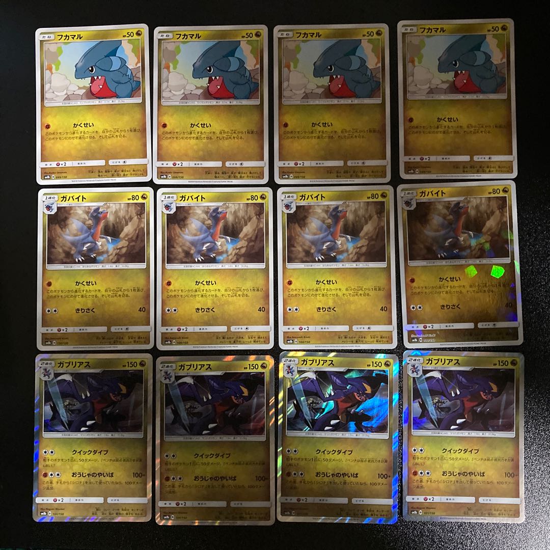 PC ★ Exclusive for Mr. Mochizuki ★ Gible, Gabite, Garchomp 12-piece evolution set, etc.