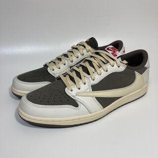 トラヴィス・スコット × ナイキ エアジョーダン 1 ロー "リバース モカ DM7866-162 28cm