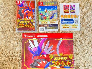 【未開封】ポケットモンスター 新作 任天堂Switch スカーレット