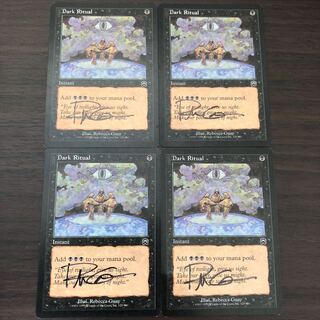 暗黒の儀式/Dark Ritual サインド 4枚