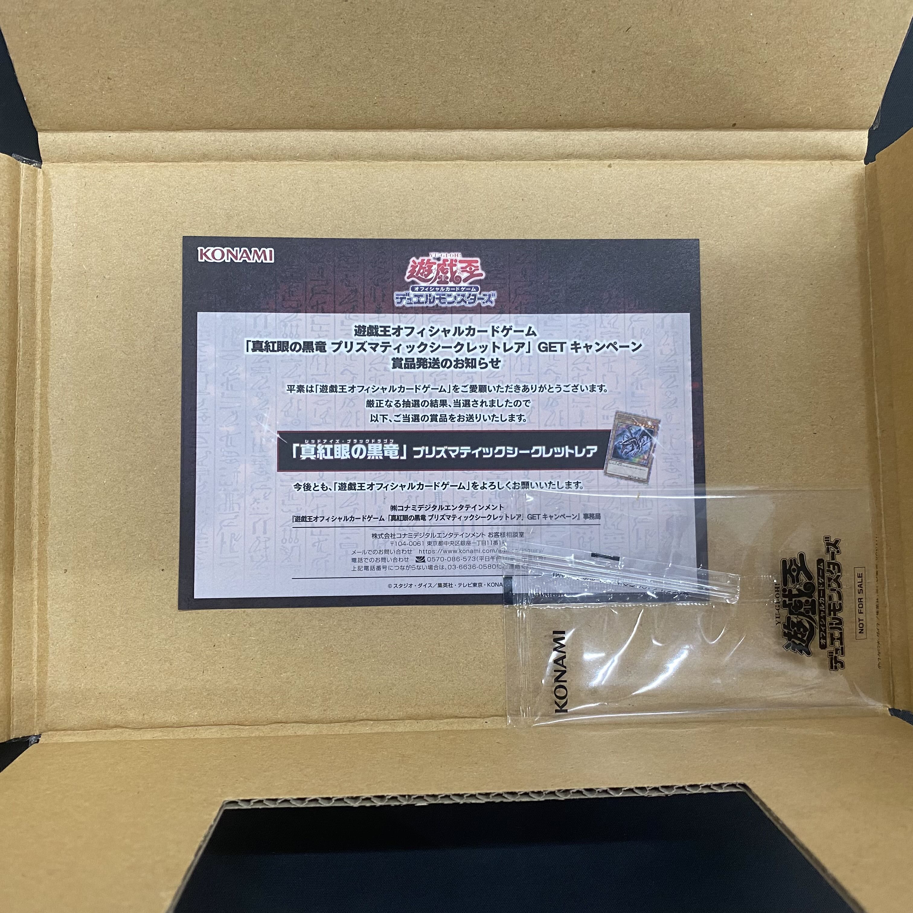 PSA10 Red-Eyes Black Dragon Prismatic Secret PSEC-JP003 complete with winning notification and other accessories