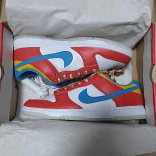 レブロン ジェームズ × ナイキ ダンクロー QS "フルーティペブルス" ハバネロレッド/ダークサルファー/レーザーブルー DH8009-600 28cm