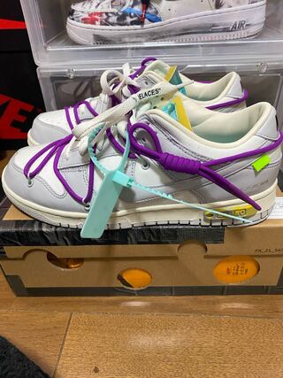 NIKEダンクロー オフホワイト 27cm