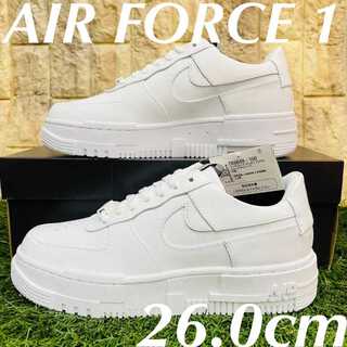 ナイキ エアフォース 1 ピクセル NIKE AIR FORCE 1 PIXEL AF1 レディース スニーカー 厚底 白 ホワイト 26.0cm 送料込み CK6649-100 26cm