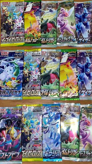 Pokémon Cards Random 5 Pack Eevee Heroes 1枚