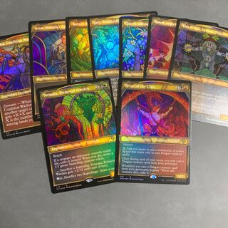 Dominaria of Unity English Showcase Frame Teksture Foil 9 sheets