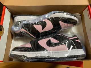 ナイキ　ダンク　low  エッセンシャル　ブラックパテントレザー 26.5cm