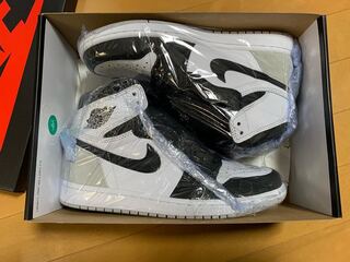 ナイキ エアジョーダン 1 レトロ ハイ Og "ブリーチド コーラル" ホワイト/ブラックグレー フォグブリーチド コーラル 555088-108 26cm