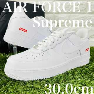 シュプリーム×ナイキ エアフォース1 Supreme × NIKE AIR FORCE 1 LOW AF1 メンズ スニーカー 白 ホワイト 30.0cm 送料込 CU9225-100 30cm