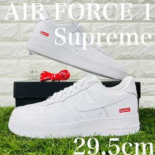 シュプリーム×ナイキ エアフォース1 Supreme × NIKE AIR FORCE 1 LOW AF1 メンズ スニーカー 白 ホワイト 29.5cm 送料込 CU9225-100 29.5cm