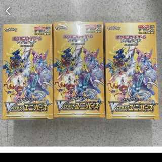 ポケモンカード　vstarユニバース　３box シュリンク付き　箱　ボックス