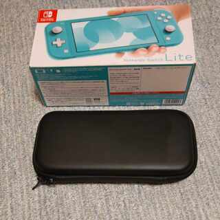 任天堂スイッチライト ターコイズ、スイッチ用ケース