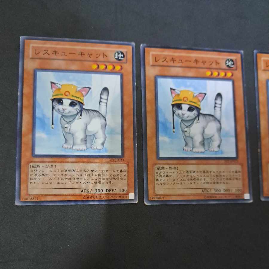 No.406 Yu-Gi-Oh! Rescue Cat 3 copies