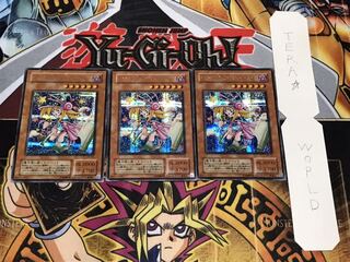 トゥーン・ブラック・マジシャン・ガール 2期ver シークレット 3枚セット