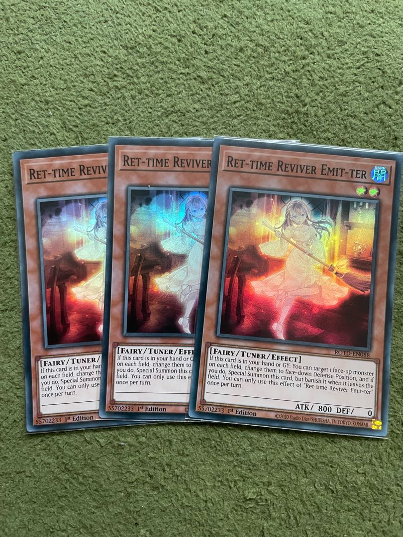 Ret-time Reviver Emit-ter Super Rare JP002 English 3 copies