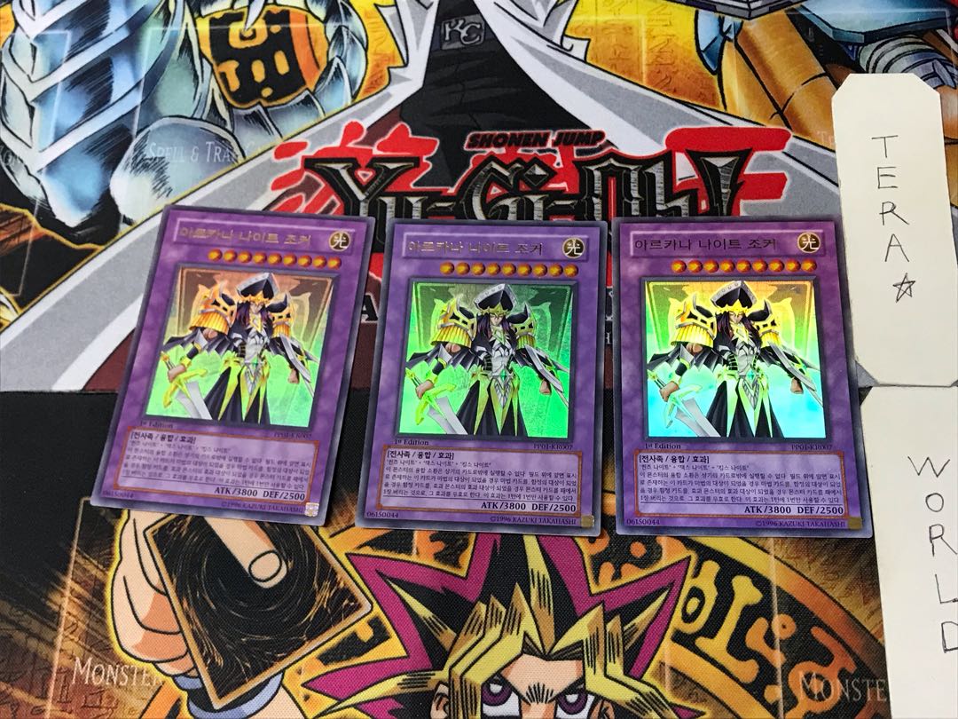 Korean Arcana Knight Joker 6 Ultra 3-card set Tera