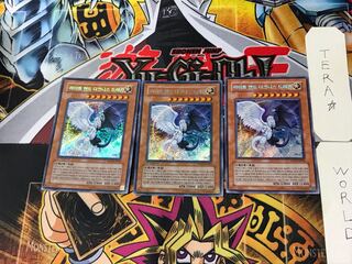 Korean version Light and Darkness Dragon 3 Secret 3-card set Tera
