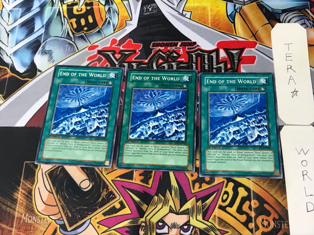 English End of the World 2 Normal 3-card set Tera