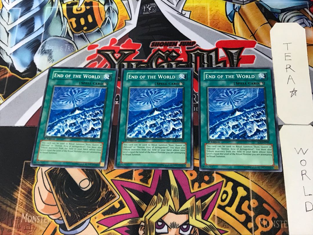 English End of the World 3 Normal 3-card set Tera