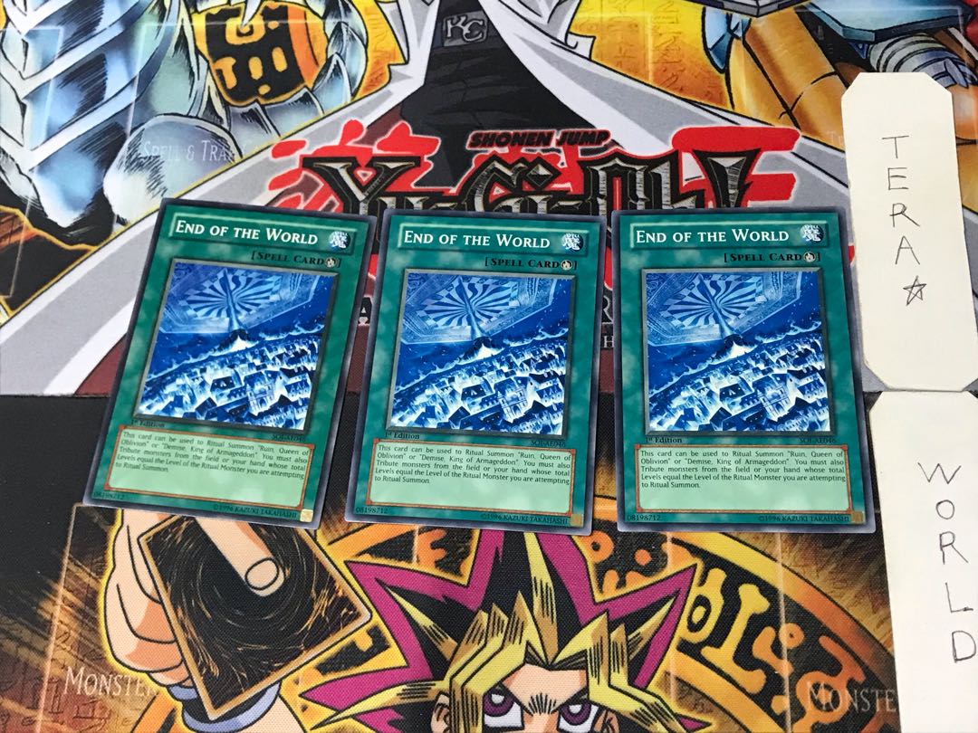 English End of the World 4 Normal 3-card set Tera