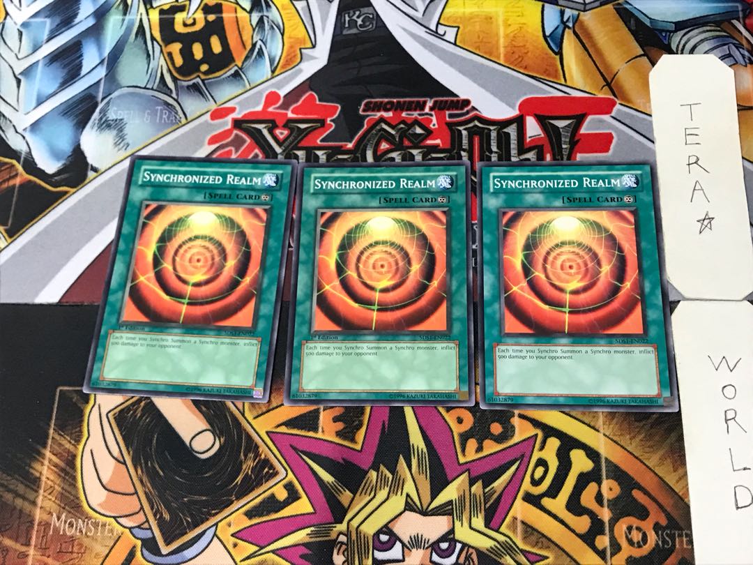 English Synchronized Realm 1 Normal 3-card set Tera