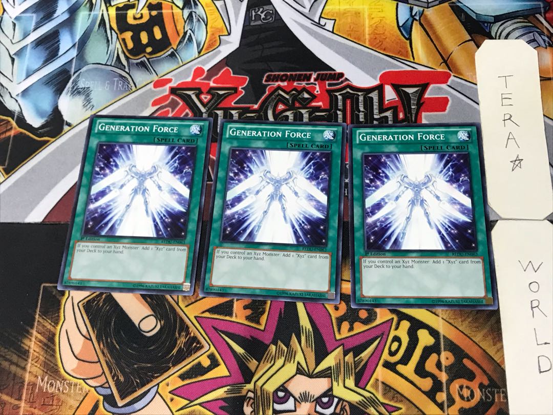English Generation Force 1 Normal 3-card set Tera