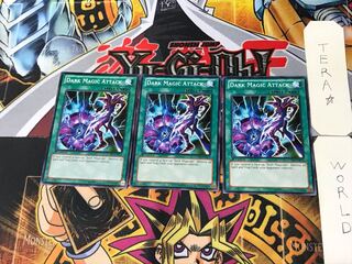 English Dark Magic Attack 1 Normal 3-card set Tera