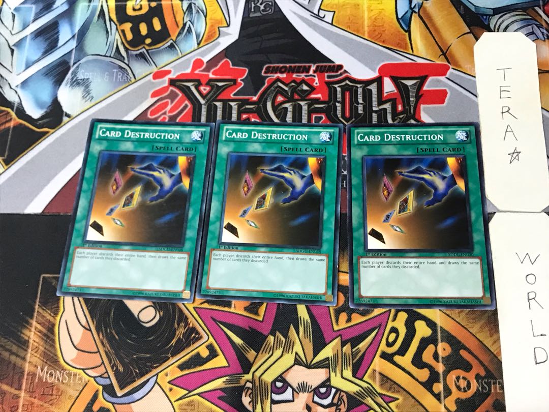 English Card Destruction 1 Normal 3-card set Tera