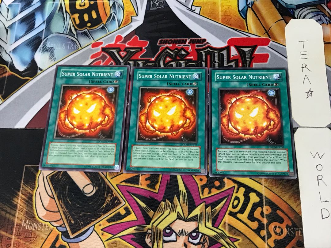 English version Super Solar Nutrient 1 Normal 3-card set Tera