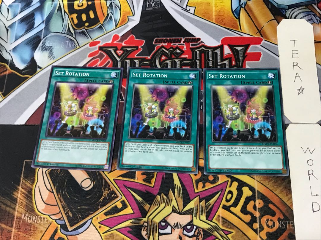 English Set Rotation 1 Normal 3-card set Tera