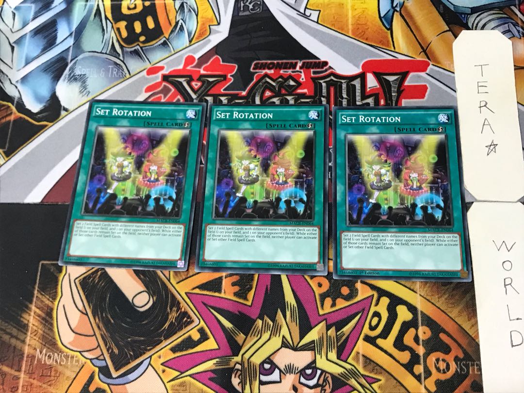 English Set Rotation 4 Normal 3-card set Tera