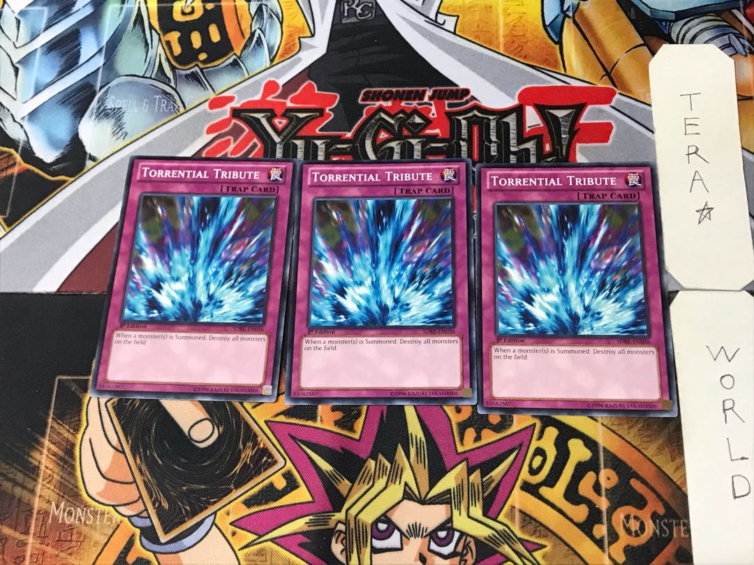 English Torrential Tribute 1 Normal 3-card set TERRA