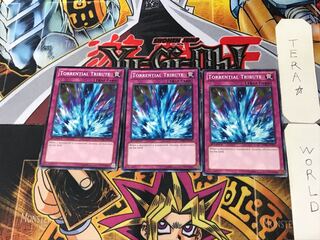 English Torrential Tribute 1 Normal 3-card set TERRA